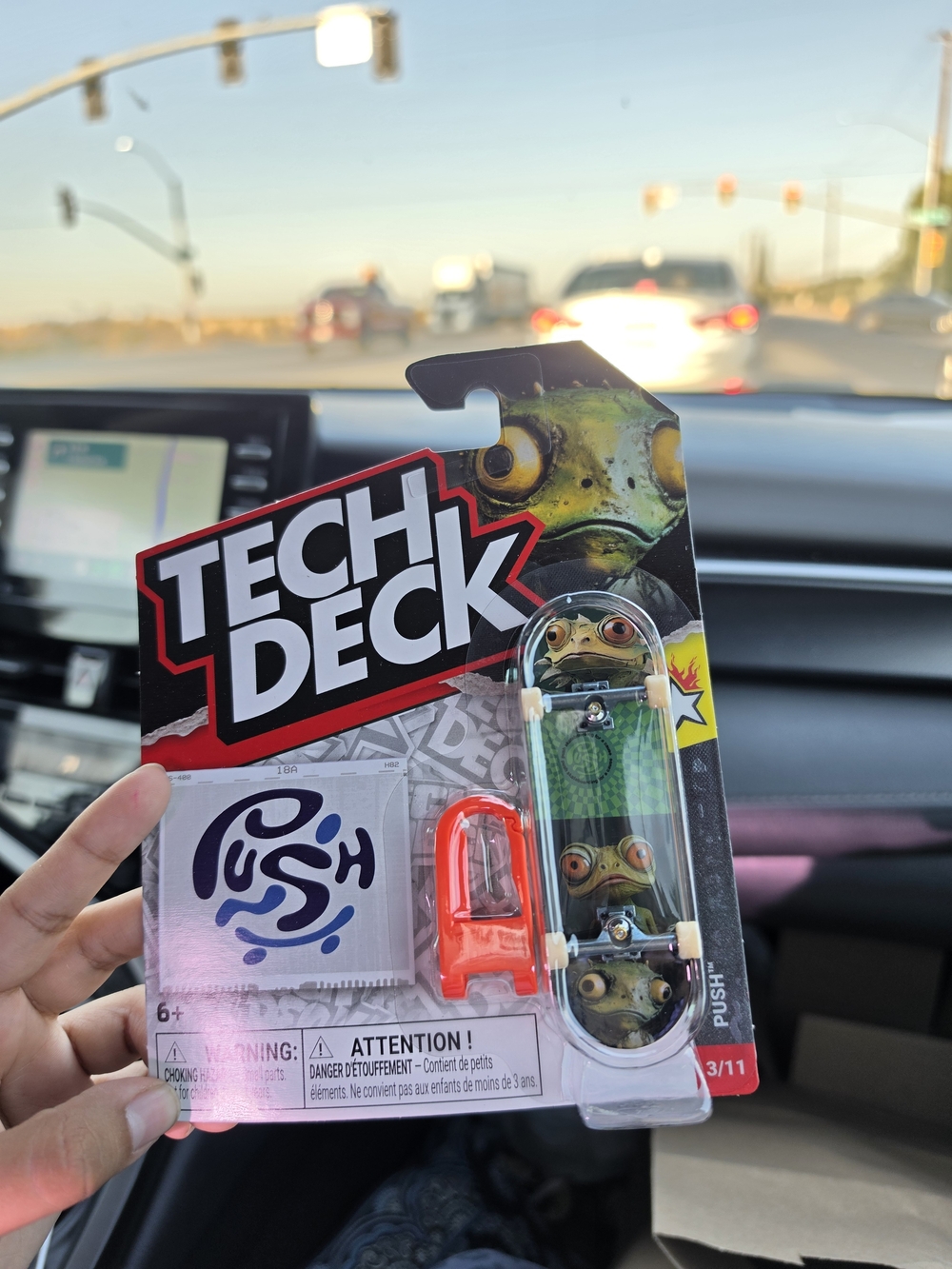 Tech Deck Push Fingerboard Skateboard Toy 3/11